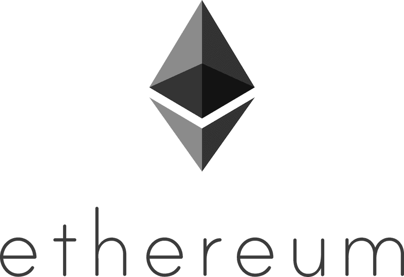 ETH logo portrait (gray)